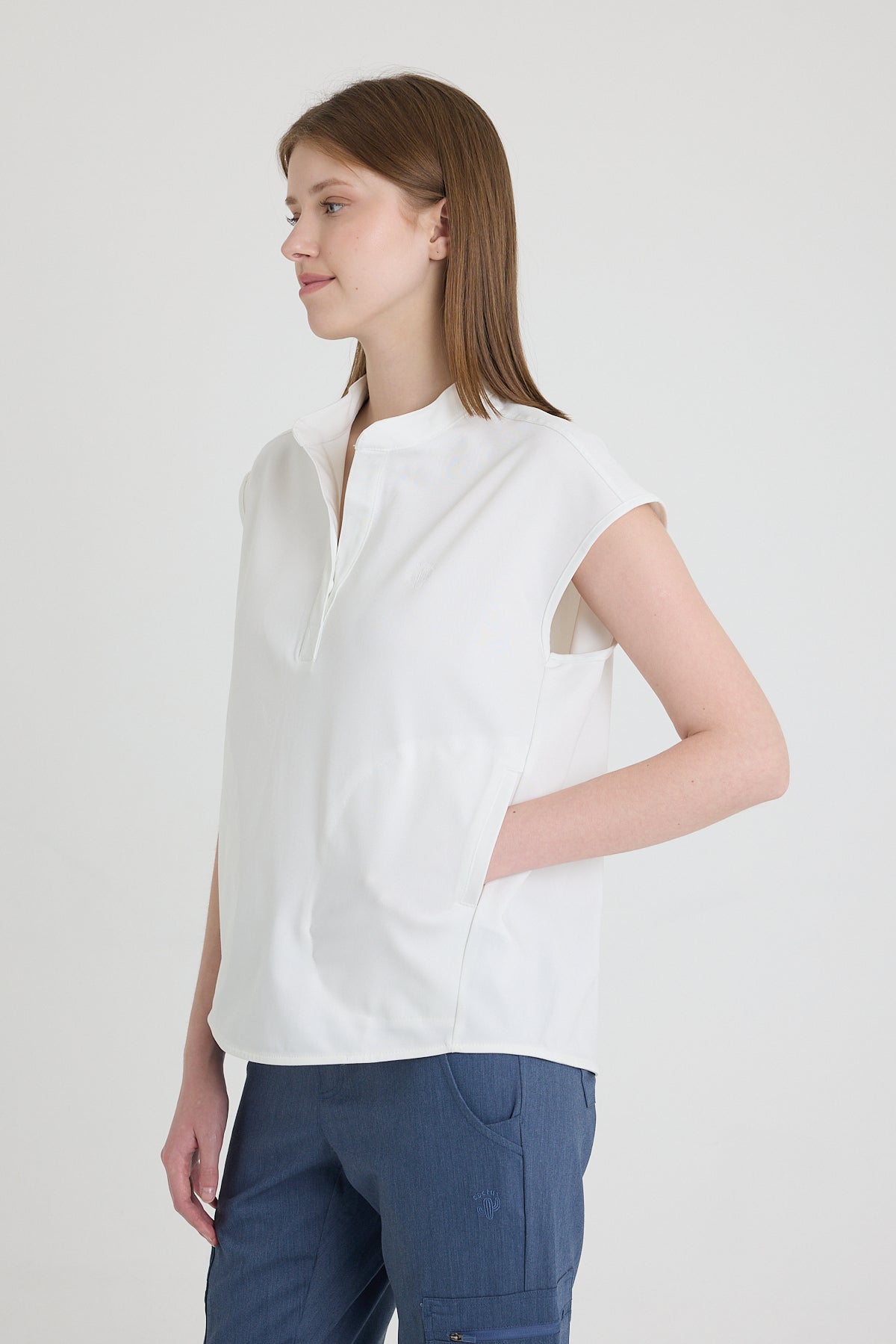 Brigitte Scrub Top