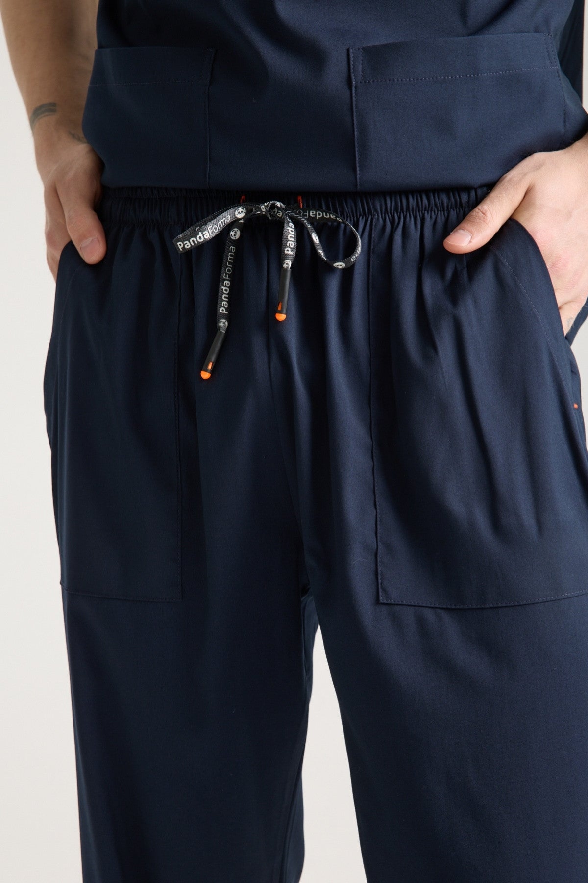 Cactus Panda Men's Scrub Pants