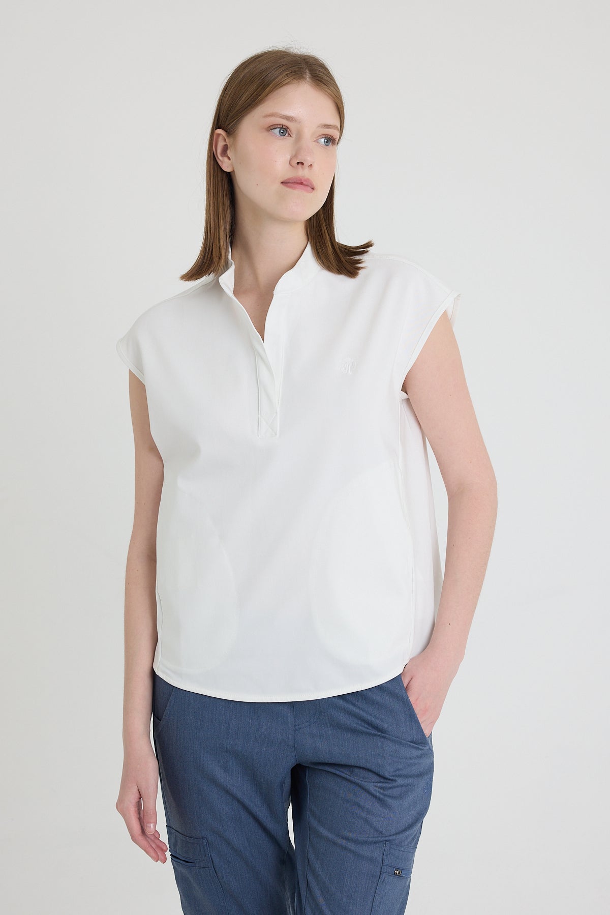 Brigitte Scrub Top