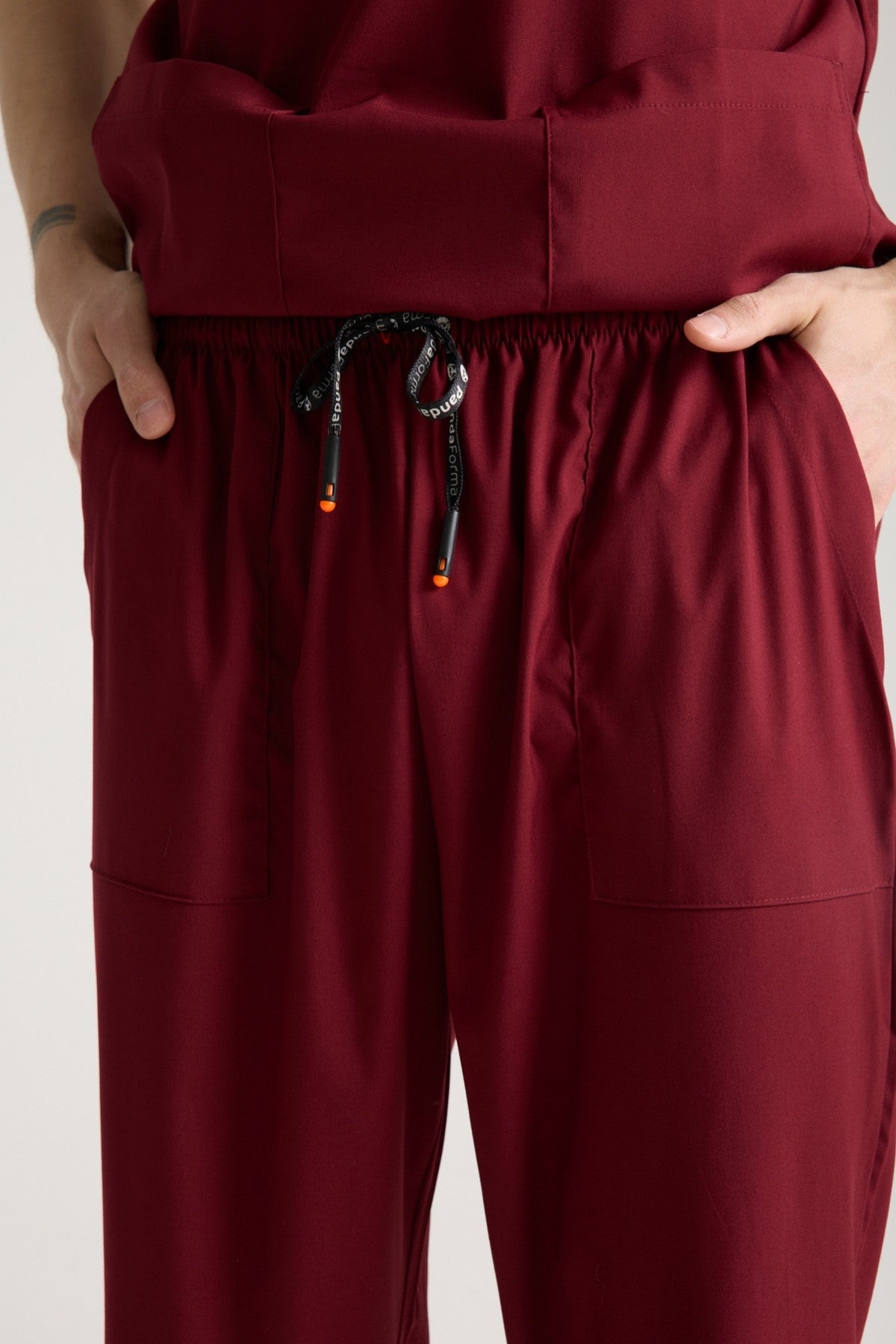 Cactus Panda Men's Scrub Pants
