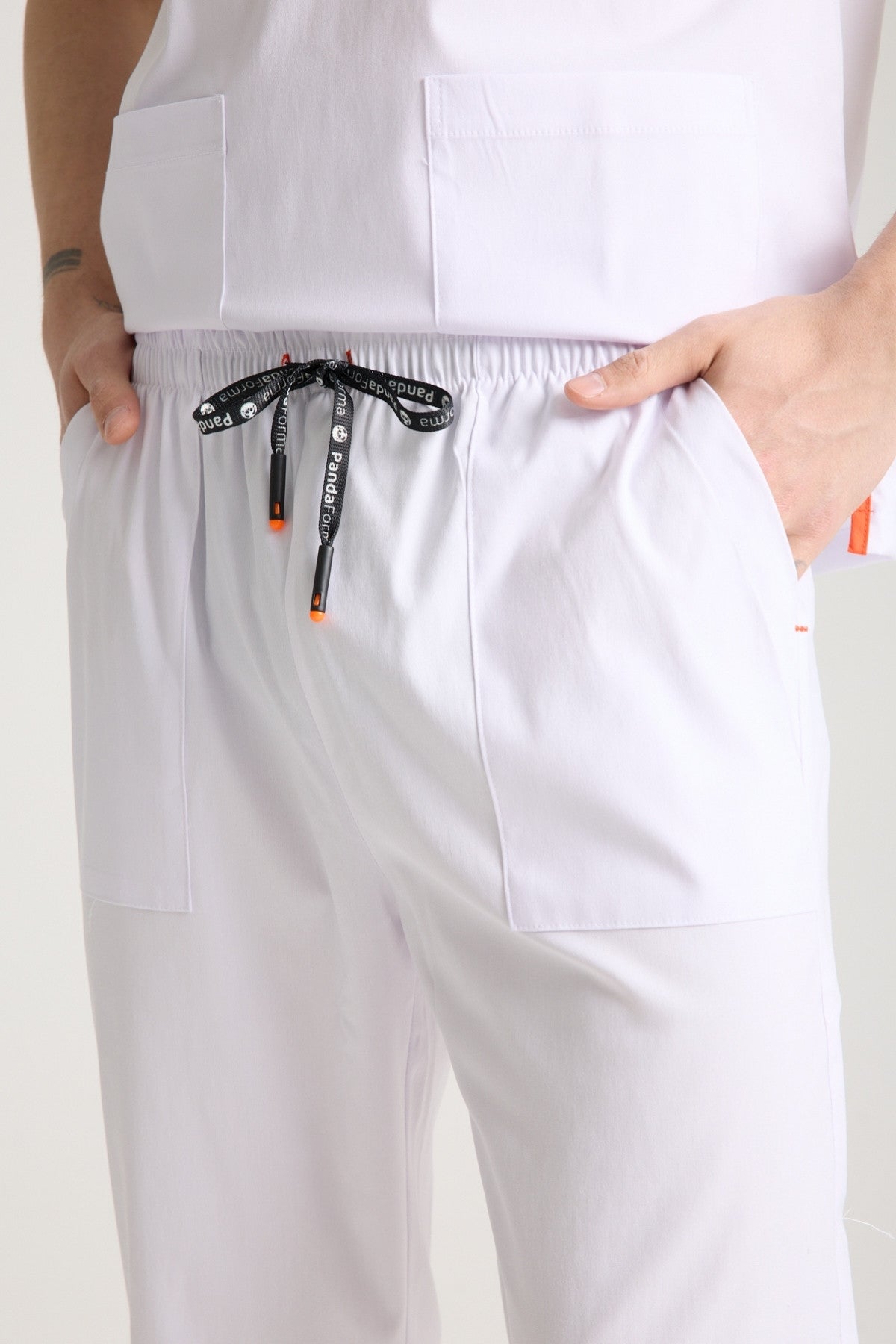 Cactus Panda Men's Scrub Pants