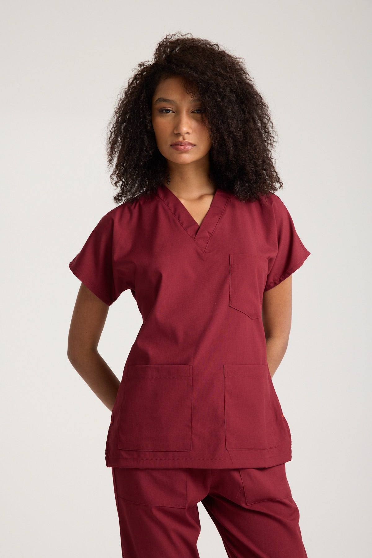 Panda Women's Scrub Top