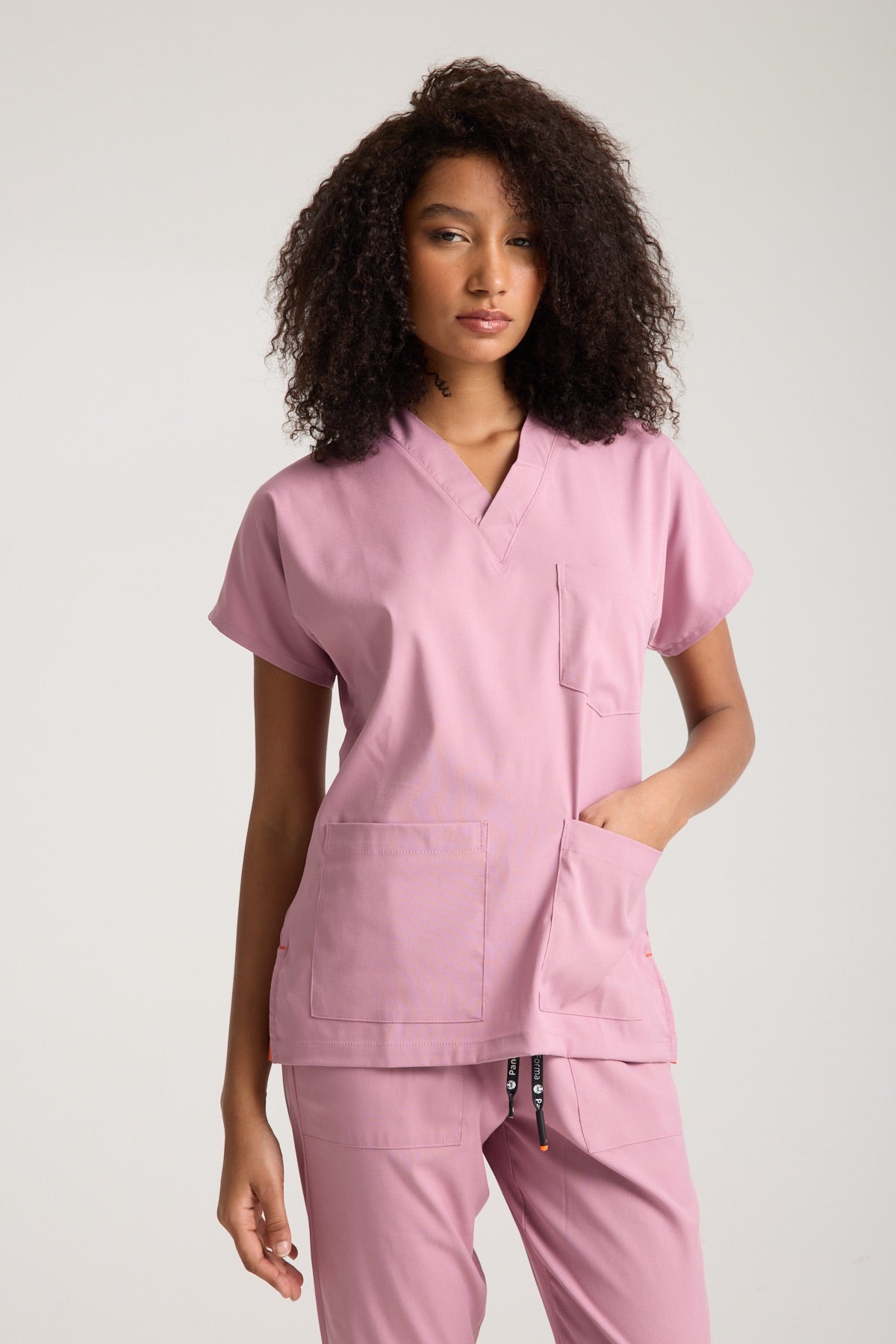 Panda Women's Scrub Top