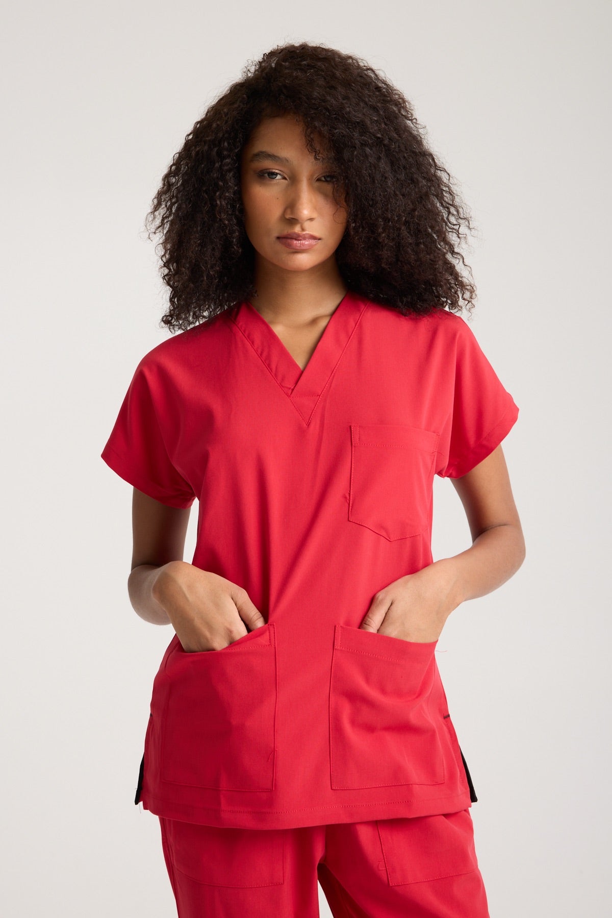 Panda Women's Scrub Top