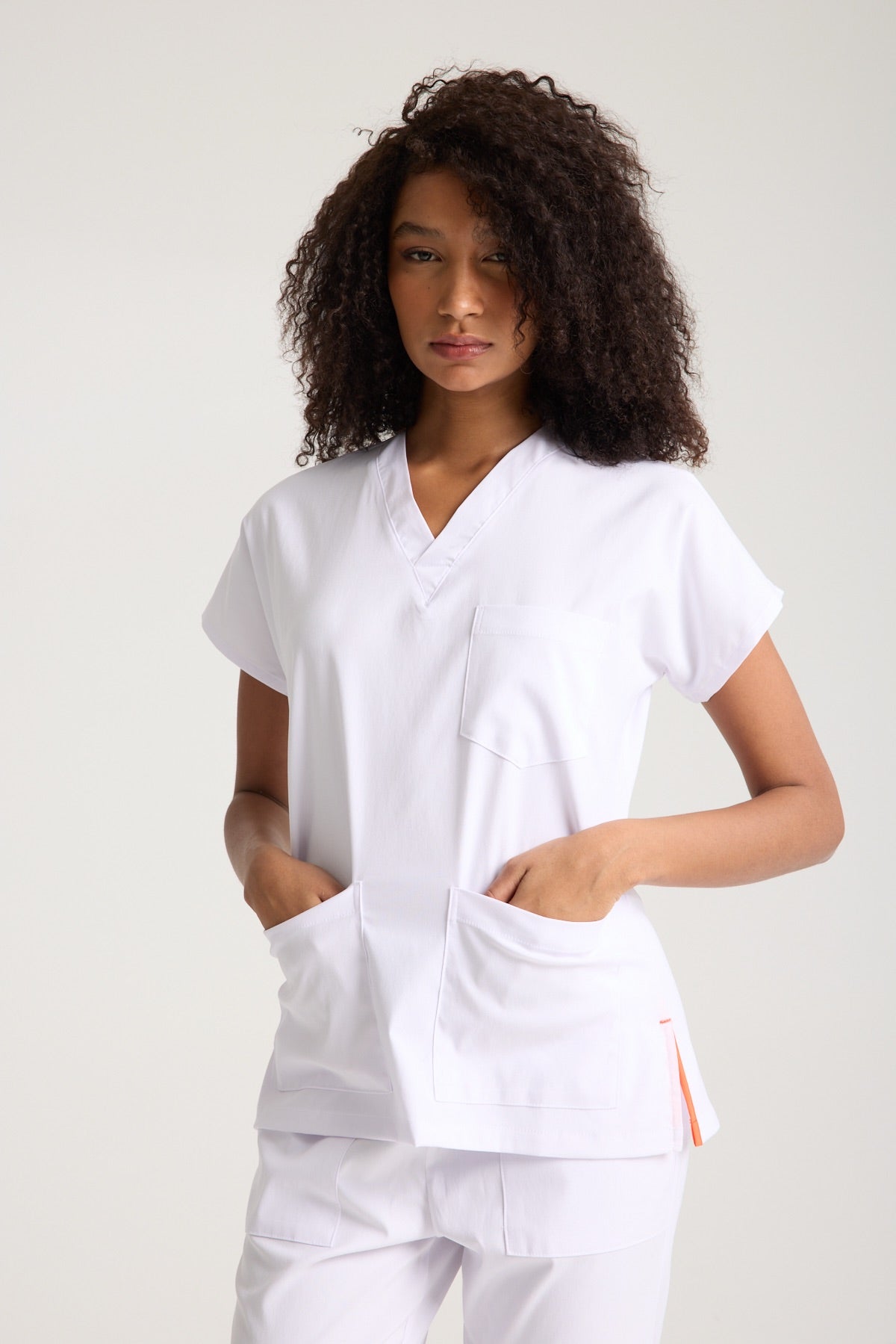 Panda Women's Scrub Top